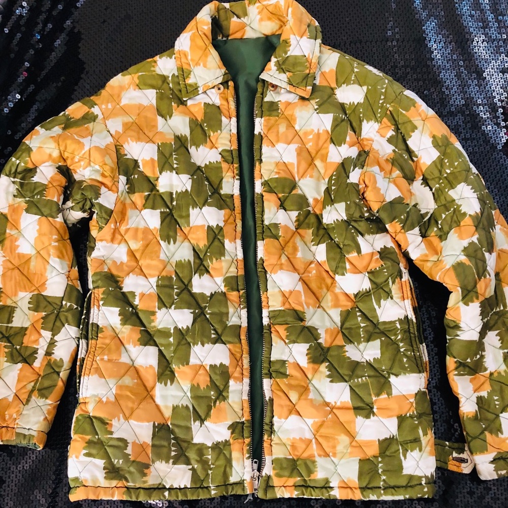 M Down Upholstered  Duble Face Italian Made Jacket